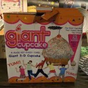Giant Cupcake 3D Bake Set by Gourmet Trends – New in Box lot of 2